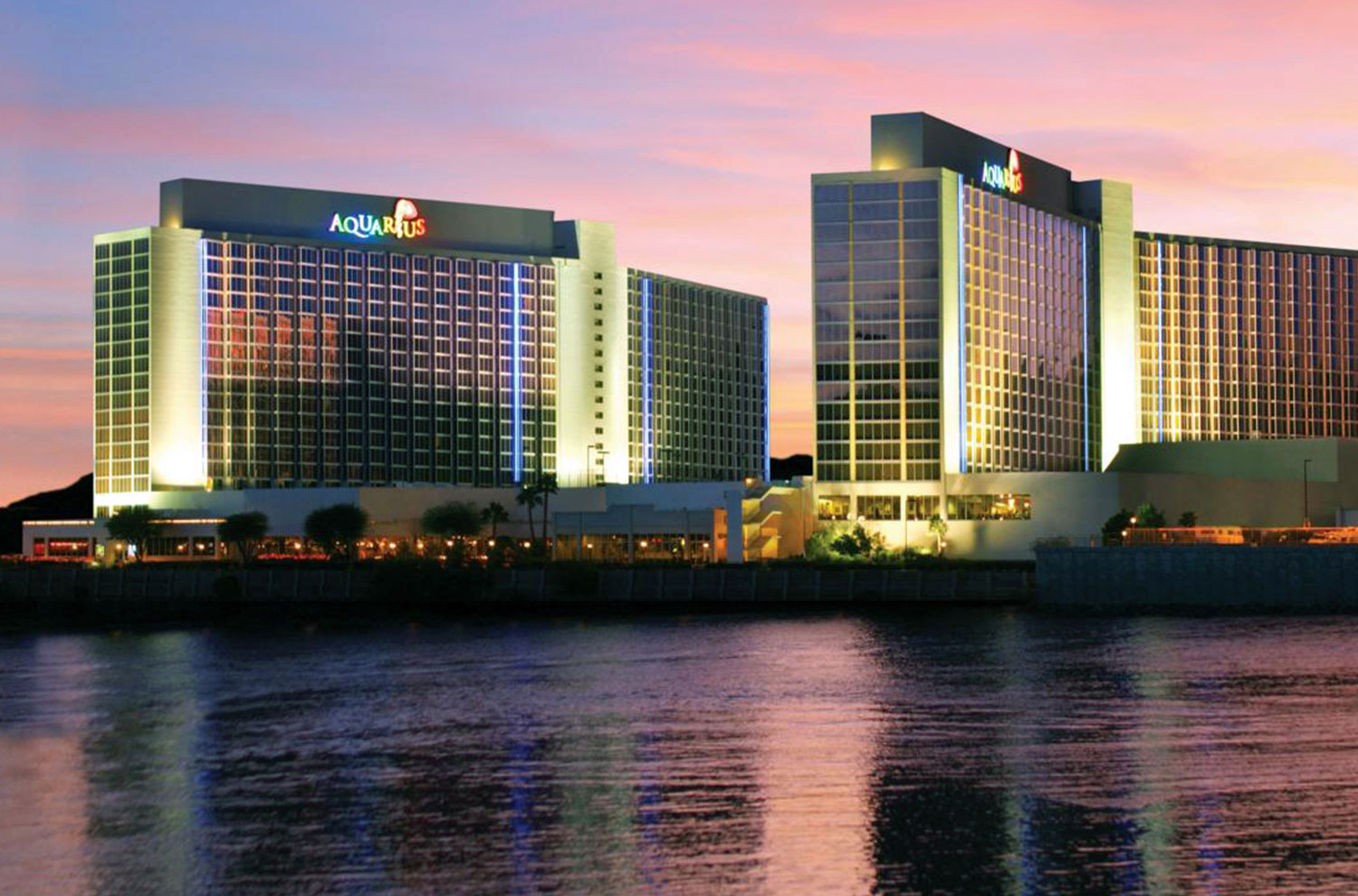 Aquarius Casino Resort Exterior view of Aquarius casino resort